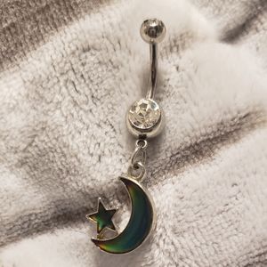 Moon "Mood" Belly Ring